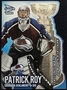 Patrick Roy Pacific / McDonald's Cup Contenders card 2, 2002 -03 NHL, Avalanche