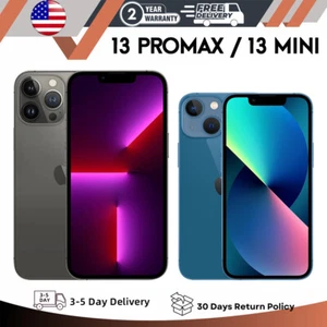 New Apple iPhone 13 MINI/13 PRO MAX 128GB 256GB 512GB USA Unlocked Smartphone - Picture 1 of 36
