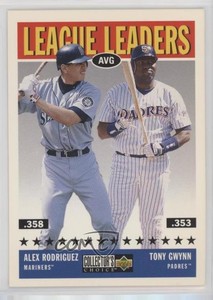 1997 Upper Deck Collector's Choice Alex Rodriguez Tony Gwynn #56 HOF