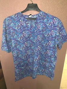 Women's Barco Uniforms Scrub Top Size M With Two Pockets - Picture 1 of 4