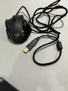 Redragon M908 12400 DPI IMPACT Gaming Mouse with Programmable Buttons, - Picture 1 of 4