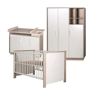 Roba Kinderzimmer - Set OLAF 3 - teilig Dekor Luna Elm / Front weiß - Bild 1 von 6