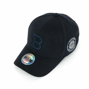 Gorra de béisbol unisex para hombre Boston Spandex ajuste elástico letra B sombreros azul marino M-XL - Imagen 1 de 9