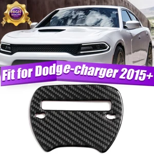 Steering Wheel Center Cover Trim For Dodge Charger/Challenger 2015+ Carbon Fiber - Foto 1 di 12