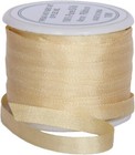 Threadart 100% Pure Silk Ribbon - 4mm Pastel Peach - No. 502- 10 Meters