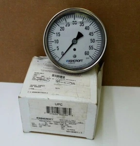 Ashcroft 35-1009-SWL-02B-60# Pressure Gauge - Picture 1 of 4