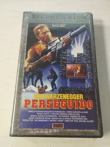Perseguido Stephen King Arnold Schwarzenegger - VHS Tape Español Nueva - Imagen 1 de 5