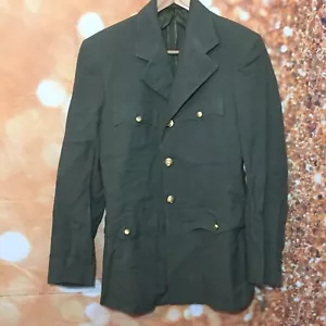 Vintage Canadian military jacket Sainthill Levine Green Khaki 1952 Size 7 - Picture 1 of 7