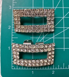 Vintage Strass Schuhclips - Bild 1 von 3