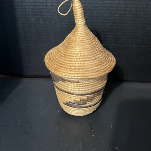 Tutsi Basket Rwanda Old African Art - Picture 1 of 7