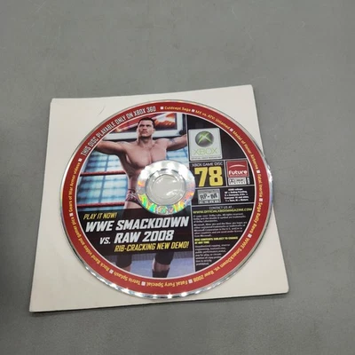 Official Xbox Magazine Demo Disc 78 Microsoft Xbox 360 WWE SmackDown vs Raw 2008 - Image 1 of 3