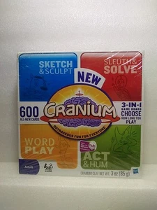 Hasbro ~ Cranium ~ 3 in 1 Brettspiel ~ Erwachsene ~ 4+ Spieler ~ 600 neue Karten ~ Neu/Versiegelt - Bild 1 von 5