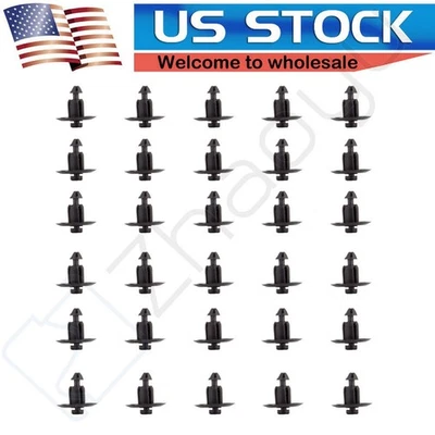 30шт крылья фиксатор нейлона черный крепления зажимы автомобиля для Dodge #WX68DX9-AA - Изображение 1 из 4