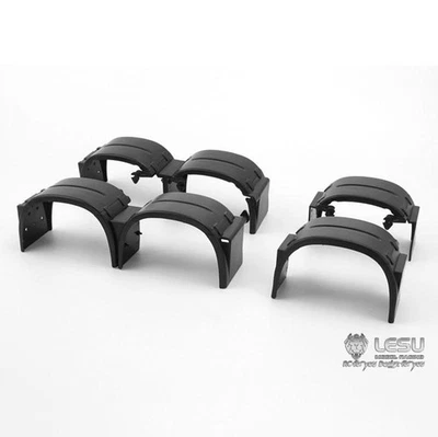 LESU 1/14 A Set  3Axles Truck Mudguard Tractor Model ABS RC for Tamiya Car DIY - Image 1 of 4