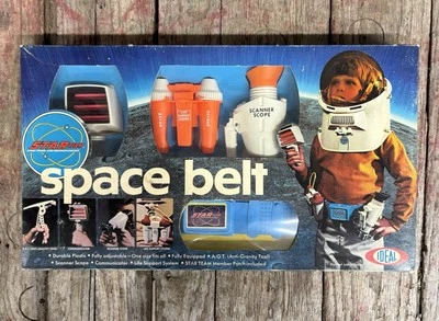 RARO Juego de Juguetes Cinturón Espacial Star Team 1969 Nuevo de Lote Antiguo por Ideal Toy Co Ny En Caja 🔥 Foto 1 de 4