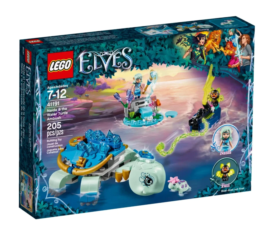 LEGO 41179 Elves Naida & the Water Turtle Ambush 205 pcs (2018, Retired Set) NEW - Image 1 of 4