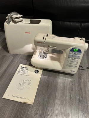 JANOME Harmony 8080 Sewing Machine Foot Pedal, Book, Hard case & Travel Bag - Image 1 of 4