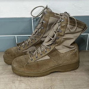 Belleville 330 DES ST Steel Toe Combat Boots Sz 10 W Reg Desert Military USA - Picture 1 of 19