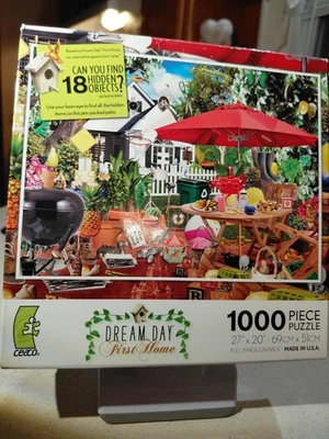 Ceaco 1000 件 Dream Day First Home 拼图 你能找到隐藏的 18 件物品 — 第 1/4 张图片