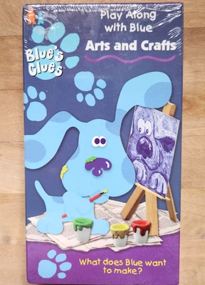 Sealed Vintage Blue's Clues Arts And Crafts VHS Play Along Nick Jr - Image 1 of 4