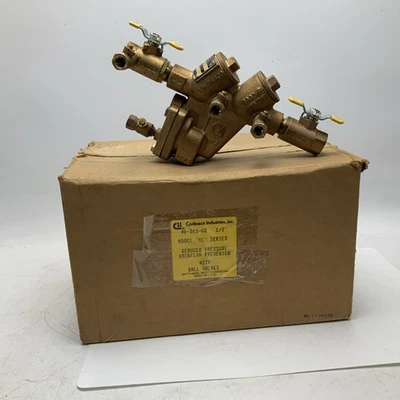 NEW CONBRACO INDUSTRIES 40-203-01 1/2” REDUCED PRESSURE BACKFLOW PREVENTER - Image 1 of 4