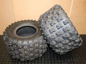 Pair of ITP HOLESHOT MXR6 18X10-8 Rear quad tires Rear Set 🔥FAST SHIP🔥 **E67** - Picture 1 of 9