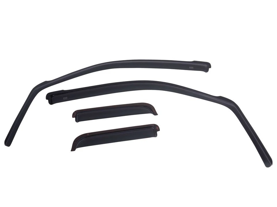 EGR Slimline In-Channel Window Visors Fit 99-06 Chevy 1500 Ext Cab Frt/Rear Smke Foto 1 de 4