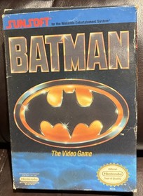 Batman: El Videojuego nintendo nes SIN MANUAL en caja alquiler anterior