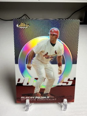 Albert Pujols 2005 Topps Finest TRUE Base Refractor Card #5 SP /399 - Image 1 of 4