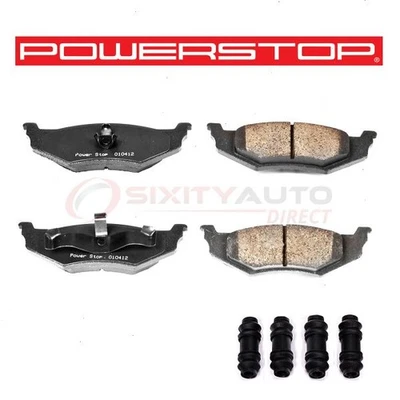 PowerStop Rear Disc Brake Pad & Hardware Kit for 1995-1997 Eagle Vision - ko Foto 1 de 4