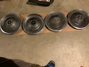 OEM GM 1968-1973 Corvette PO2 Starburst Set 4 Turbine Hubcaps Wheel Covers 15” - Picture 1 of 10