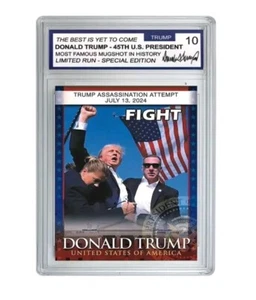 Donald Trump Assassination Attempt Collectors Trading Card BRAND NEW SEALED - Picture 1 of 6