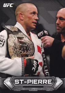 Georges St-Pierre 2014 Topps UFC Knockout Fan Expo Card #100 GSP RARE Edition 79 - Picture 1 of 11