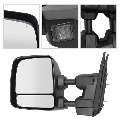 Left Rearview Mirror Front Driver Side Rear View Mirror For Nissan TITAN 2017-22 - Image 1 of 4