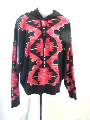 Толстовка с капюшоном LAUREN RALPH LAUREN Black Label Aztec Navaho IndianPrint большая - Изображение 1 из 4