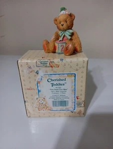 Cherished Teddies TWO SWEET TWO BEAR Age 2 Birthday Figurine 947 - Picture 1 of 6