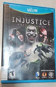 Injustice Gods Among Us Nintendo Wii U 2013 No Manual Tested And Working - Picture 1 of 3