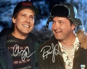 Chevy Chase & Randy Quaid Signed Christmas Vacation" 16x20 Photo Tristar - Picture 1 of 1