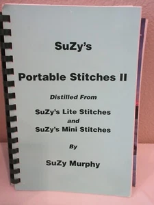 HTF Suzy Murphy PORTABLE STITCHES II Stitching Book Spiral Bound - Picture 1 of 1