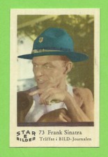 1963 Dutch Gum Card Star Bilder E #73 Frank Sinatra