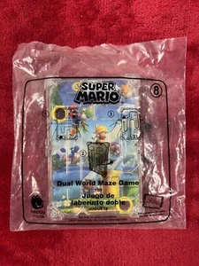 Super Mario Dual World Maze Game #8 McDonald's Happy Meal Toy 2018 NIP - Picture 1 of 2