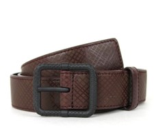 NEW Authentic BOTTEGA VENETA Leather Belt Brown/Burgundy Unisex 298794 2201