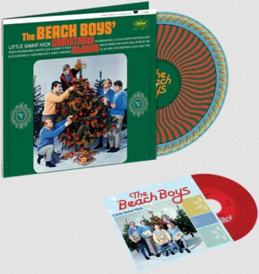 The Beach Boys' Christmas Album Zoetrope Picture Disc Vinyl LP + Red 7" Limited Foto 1 de 4