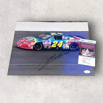 Jeff Gordon DUPONT VINTAGT HMS #24 4X CHAMP HOF 11x14 signed photo with JSA COA - Image 1 of 4