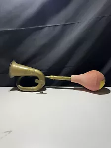 Oldtimer Auto Taxi Messing Hupe mit Gummibirne - laut und leiser Ton - Bild 1 von 10