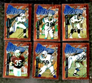 (10) 1996 Topps Finest DESTROY Lot Colts Jaguars Panthers Seahawks Chargers EX+ - Picture 1 of 4