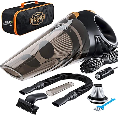 Portable Car Vacuum Cleaner High Power Corded Handheld Vacuum w/ 16 foot cable - Image 1 of 4