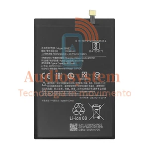 BATTERIA CAP.ORIGINALE 6000MaH per XIAOMI REDMI NOTE 9 4G,REDMI 9T, POCO M3 BN62 - Zdjęcie 1 z 1