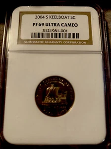 2004-S Keelboat Jefferson Nickel NGC PF 69 Ultra Cameo    Sold at cost! - Picture 1 of 3