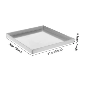 32*30" Waschmaschine Pfanne Edelstahl Abtropf Abfluss Restaurant Waschmaschine - Bild 1 von 20